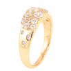 Каблучка Xuping колір Позолота 18K "Візерунок з інкрустацією кристалами" фото №2 Каблучка Xuping колір Позолота 18K "Візерунок з інкрустацією кристалами" фото №2