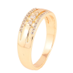 Кольцо Xuping цвет Позолота 18K "Узор с кристаллами" фото №2 Кольцо Xuping цвет Позолота 18K "Узор с кристаллами" фото №2