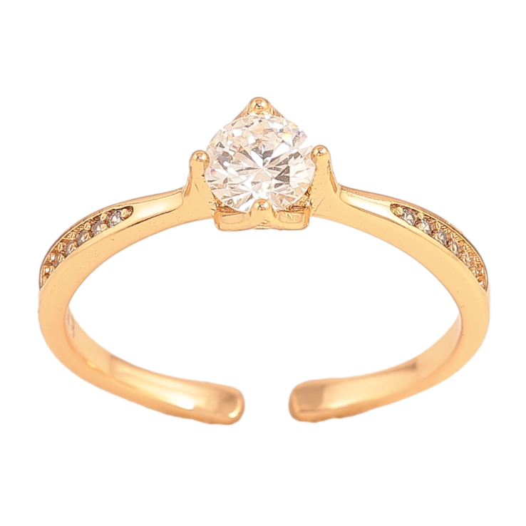 Кольцо Xuping цвет Позолота 18K "Узор с кристаллами" фото №20 Кольцо Xuping цвет Позолота 18K "Узор с кристаллами" фото №20