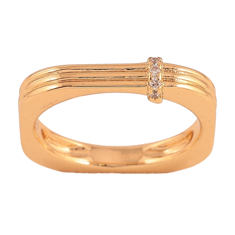 Кольцо Xuping цвет Позолота 18K "Узор с кристаллами" фото №4 Кольцо Xuping цвет Позолота 18K "Узор с кристаллами" фото №4