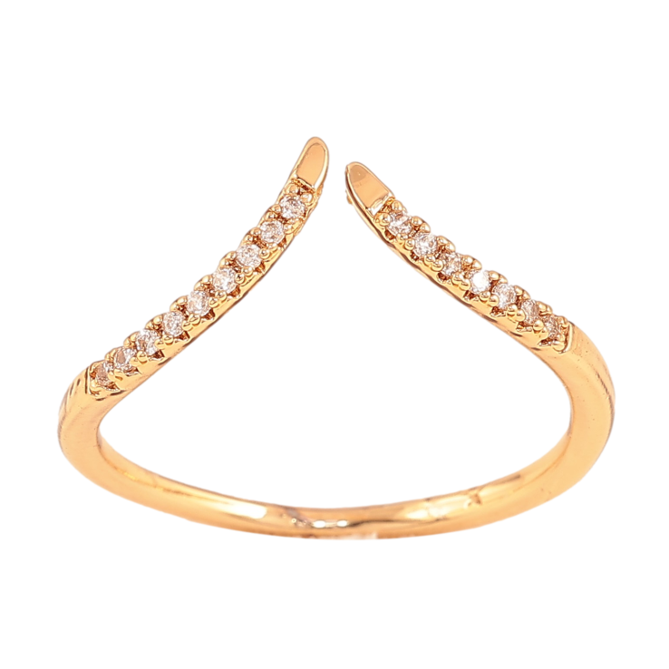 Кольцо Xuping цвет Позолота 18K "Узор с кристаллами" фото №17 Кольцо Xuping цвет Позолота 18K "Узор с кристаллами" фото №17