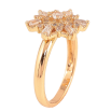 Кольцо Xuping цвет Позолота 18K "Кристальная снежинка" фото №2 Кольцо Xuping цвет Позолота 18K "Кристальная снежинка" фото №2