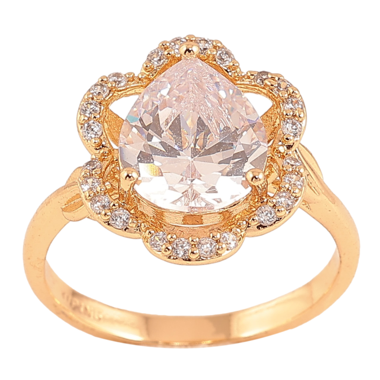 Каблучка Xuping колір Позолота 18K "Квітка з кристалами" фото №22 Каблучка Xuping колір Позолота 18K "Квітка з кристалами" фото №22