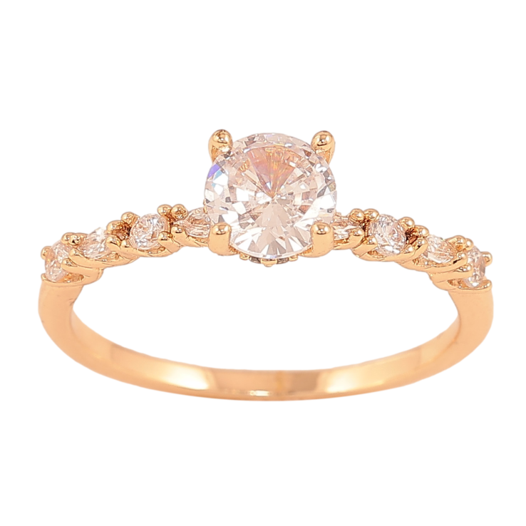 Кольцо Xuping цвет Позолота 18K "Узор с кристаллами" фото №22