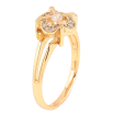 Кольцо Xuping цвет Позолота 18K "Узор с кристаллами" фото №2 Кольцо Xuping цвет Позолота 18K "Узор с кристаллами" фото №2