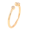 Кольцо Xuping цвет Позолота 18K "Два кристалла" фото №2 Кольцо Xuping цвет Позолота 18K "Два кристалла" фото №2