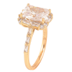 Кольцо Xuping цвет Позолота 18K "Узор с кристаллами" фото №2 Кольцо Xuping цвет Позолота 18K "Узор с кристаллами" фото №2