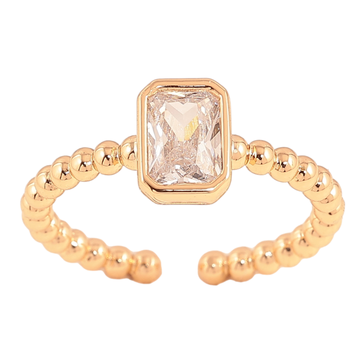 Кольцо Xuping цвет Позолота 18K "Узор с кристаллами" фото №12 Кольцо Xuping цвет Позолота 18K "Узор с кристаллами" фото №12