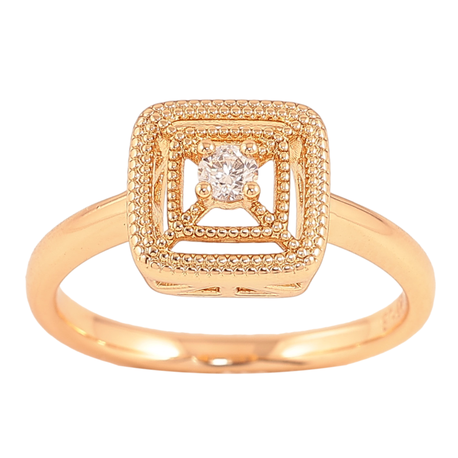 Кольцо Xuping цвет Позолота 18K "Узор с кристаллами" фото №1 Кольцо Xuping цвет Позолота 18K "Узор с кристаллами" фото №1