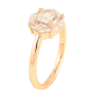 Кольцо Xuping цвет Позолота 18K "Узор с кристаллами" фото №2 Кольцо Xuping цвет Позолота 18K "Узор с кристаллами" фото №2