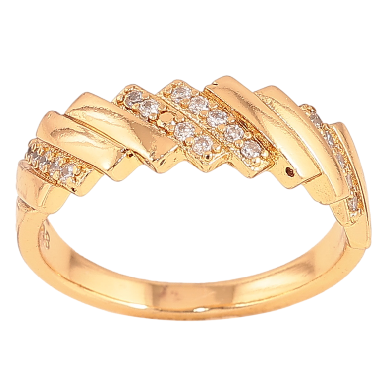 Каблучка Xuping колір Позолота 18K "Візерунок з кристалами" фото №13 Каблучка Xuping колір Позолота 18K "Візерунок з кристалами" фото №13