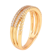 Кольцо Xuping цвет Позолота 18K "Узор с кристаллами" фото №2 Кольцо Xuping цвет Позолота 18K "Узор с кристаллами" фото №2