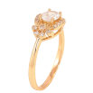 Кольцо Xuping цвет Позолота 18K "Узор с кристаллами" фото №2 Кольцо Xuping цвет Позолота 18K "Узор с кристаллами" фото №2