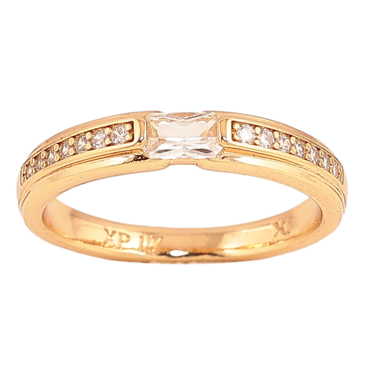 Кольцо Xuping цвет Позолота 18K "Узор с кристаллами" фото №13 Кольцо Xuping цвет Позолота 18K "Узор с кристаллами" фото №13