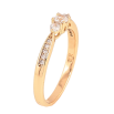 Кольцо Xuping цвет Позолота 18K "Узор с кристаллами" фото №2 Кольцо Xuping цвет Позолота 18K "Узор с кристаллами" фото №2