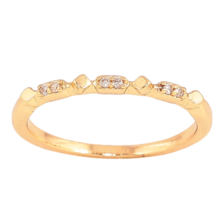 Кольцо Xuping цвет Позолота 18K "Узор с кристаллами" фото №6 Кольцо Xuping цвет Позолота 18K "Узор с кристаллами" фото №6