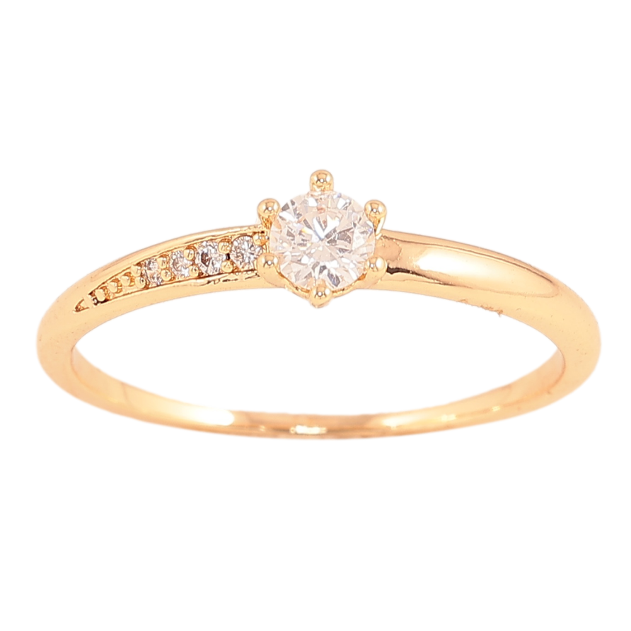 Кольцо Xuping цвет Позолота 18K "Узор с кристаллами" фото №1 Кольцо Xuping цвет Позолота 18K "Узор с кристаллами" фото №1