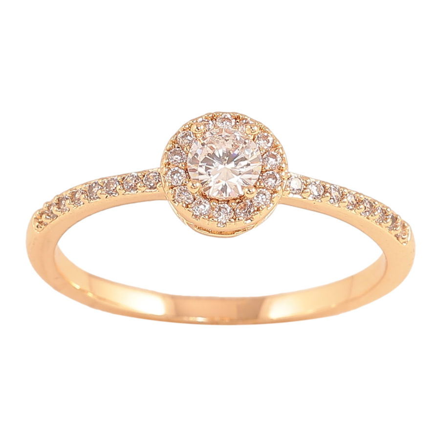 Кольцо Xuping цвет Позолота 18K "Узор с кристаллами" фото №1 Кольцо Xuping цвет Позолота 18K "Узор с кристаллами" фото №1