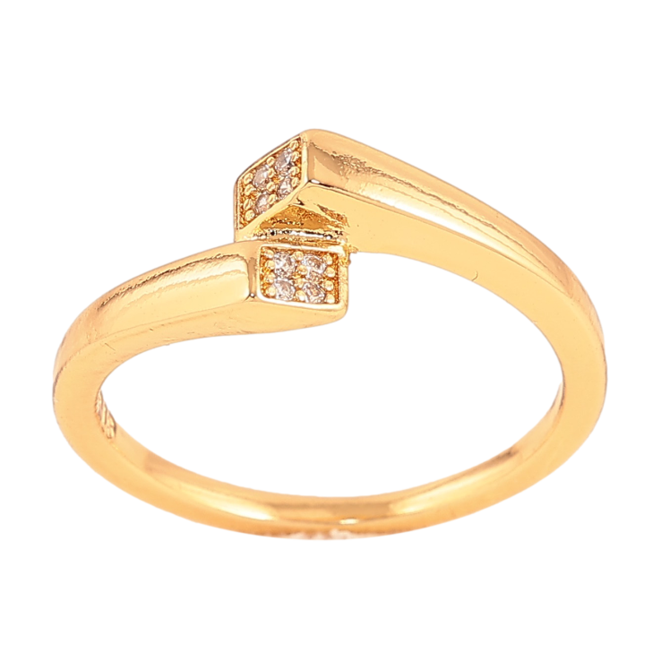 Каблучка Xuping колір Позолота 18K "Візерунок з кристалами" фото №23 Каблучка Xuping колір Позолота 18K "Візерунок з кристалами" фото №23