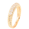 Кольцо Xuping цвет Позолота 18K "Дорожка кристаллов" фото №2 Кольцо Xuping цвет Позолота 18K "Дорожка кристаллов" фото №2