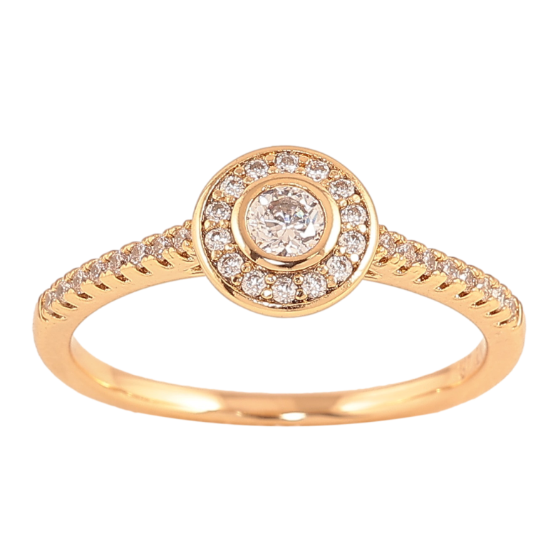 Каблучка Xuping колір Позолота 18K "Візерунок з кристалами" фото №14 Каблучка Xuping колір Позолота 18K "Візерунок з кристалами" фото №14