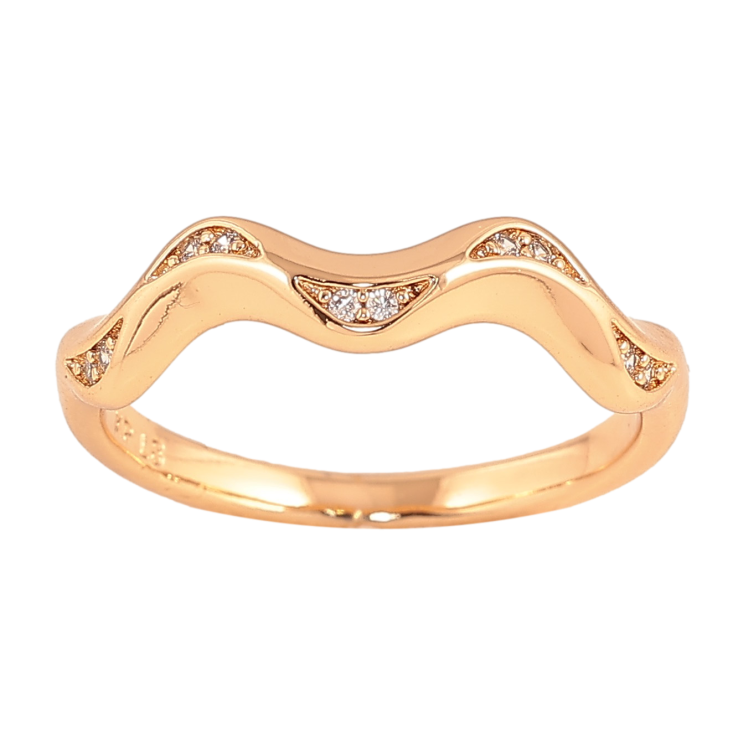 Каблучка Xuping колір Позолота 18K "Візерунок з кристалами" фото №25 Каблучка Xuping колір Позолота 18K "Візерунок з кристалами" фото №25