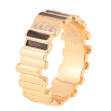 Кольцо Xuping цвет Позолота 18K "Узор с кристаллами и черной эмалью" фото №2