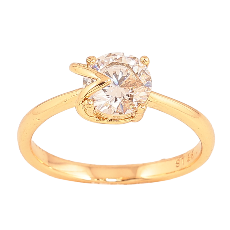 Кольцо Xuping цвет Позолота 18K "Кристалл" фото №5 Кольцо Xuping цвет Позолота 18K "Кристалл" фото №5