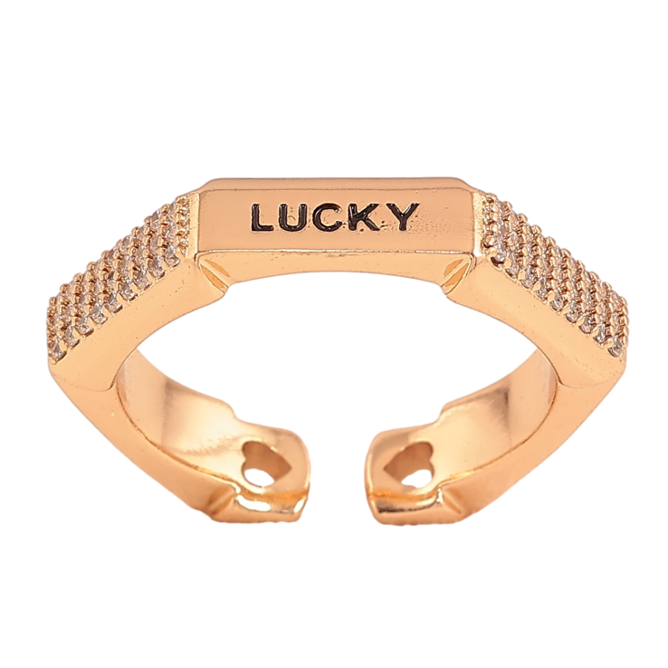 Кольцо Xuping цвет Позолота 18K "Lucky" фото №23 Кольцо Xuping цвет Позолота 18K "Lucky" фото №23