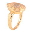 Кольцо Xuping цвет Позолота 18K "Узор с кристаллами" фото №2 Кольцо Xuping цвет Позолота 18K "Узор с кристаллами" фото №2