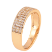 Кольцо Xuping цвет Позолота 18K "Узор с кристаллами" фото №2 Кольцо Xuping цвет Позолота 18K "Узор с кристаллами" фото №2