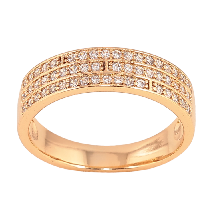 Кольцо Xuping цвет Позолота 18K "Узор с кристаллами" фото №12 Кольцо Xuping цвет Позолота 18K "Узор с кристаллами" фото №12