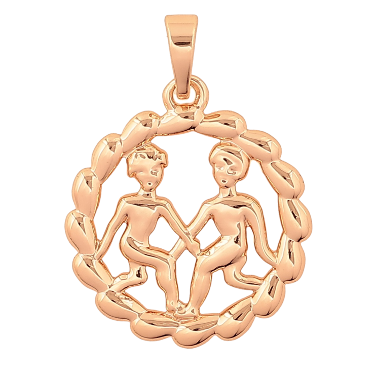 Кулон Xuping M&L колір 18K "Знак Зодіаку Близнюки" для ланцюжка до 5мм фото №15