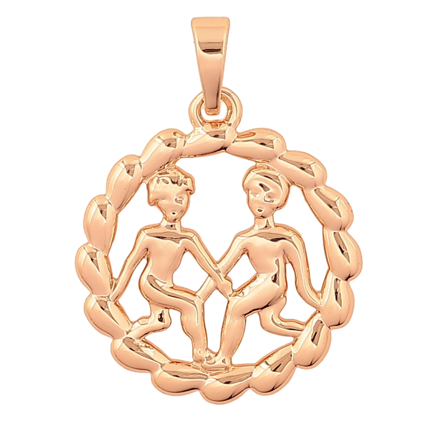 Кулон Xuping M&L цвет 18K "Знак Зодиака Близнецы" для цепочки до 5мм фото №1 Кулон Xuping M&L цвет 18K "Знак Зодиака Близнецы" для цепочки до 5мм фото №1