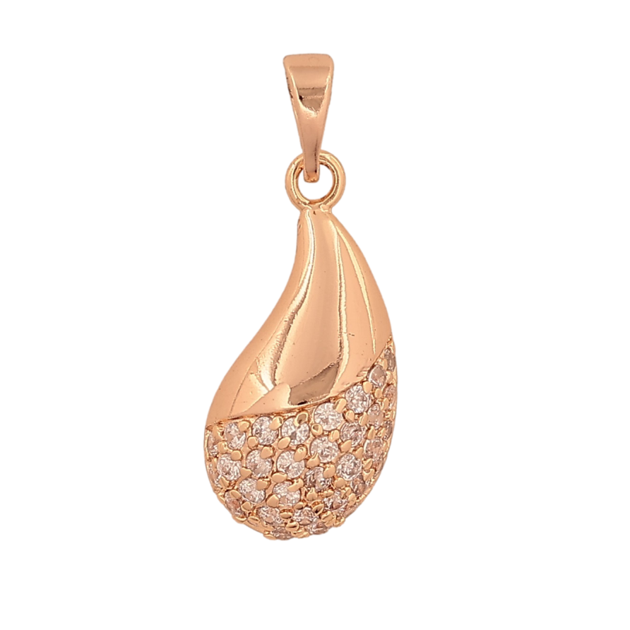 Кулон Xuping M&L цвет 18K "Капелька с кристаллами" для цепочки до 5мм фото №1 Кулон Xuping M&L цвет 18K "Капелька с кристаллами" для цепочки до 5мм фото №1