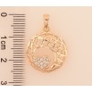 Кулон Xuping M&L цвет 18K "Узор с сердечком" для цепочки до 5мм фото №2 Кулон Xuping M&L цвет 18K "Узор с сердечком" для цепочки до 5мм фото №2