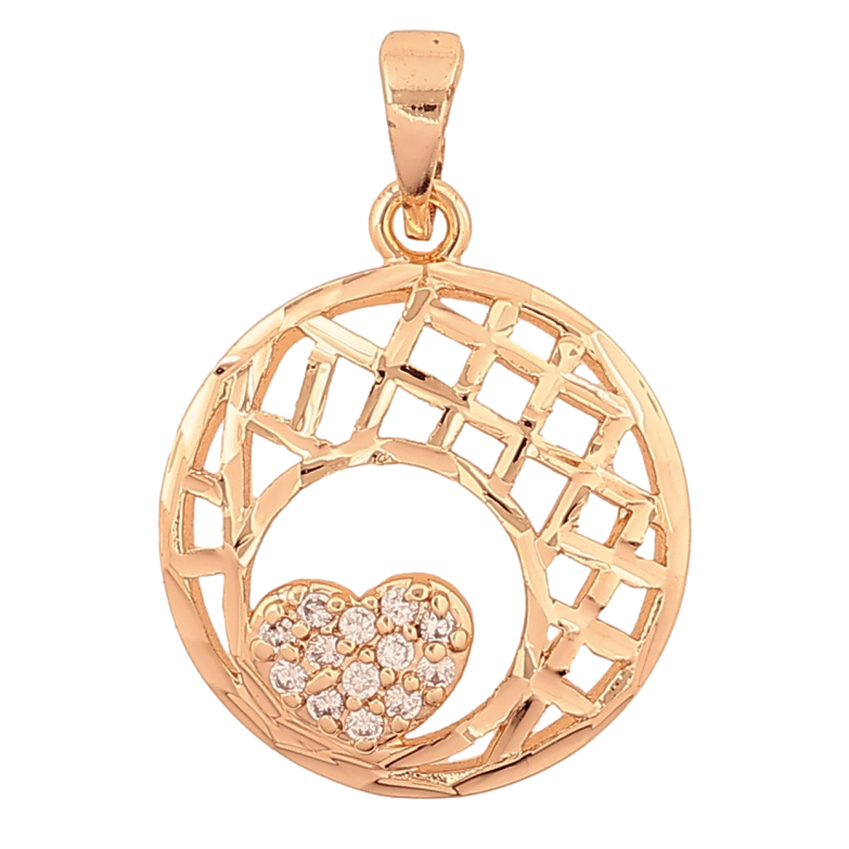 Кулон Xuping M&L цвет 18K "Узор с сердечком" для цепочки до 5мм фото №4 Кулон Xuping M&L цвет 18K "Узор с сердечком" для цепочки до 5мм фото №4