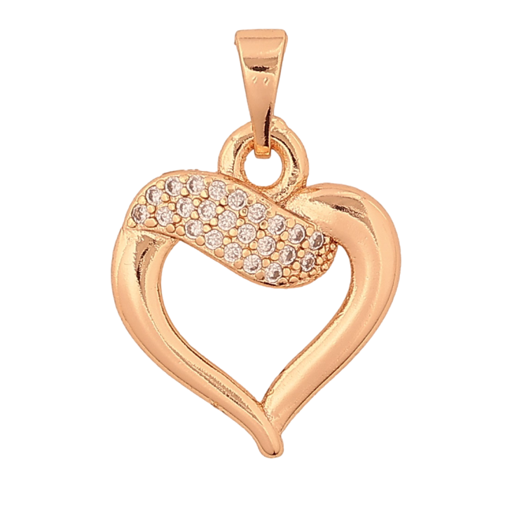 Кулон Xuping M&L цвет 18K "Сердечко" для цепочки до 5мм фото №9