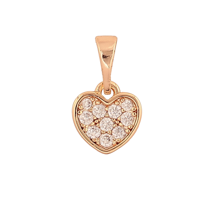 Кулон Xuping M&L колір 18K "Сердечко с кристаллами" для цепочки до 5мм фото №24