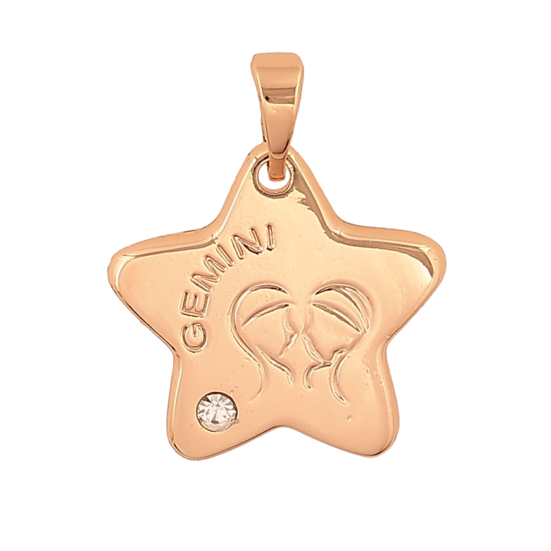 Кулон Xuping M&L цвет 18K "Знак Зодиака Близнецы" для цепочки до 5мм фото №16