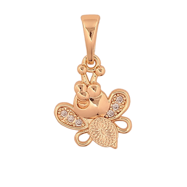 Кулон Xuping M&L цвет 18K "Пчела" для цепочки до 5мм фото №3