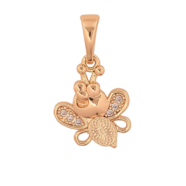 Кулон Xuping M&L колір 18K "Бджола" для ланцюжка до 5мм фото №4 Кулон Xuping M&L колір 18K "Бджола" для ланцюжка до 5мм фото №4