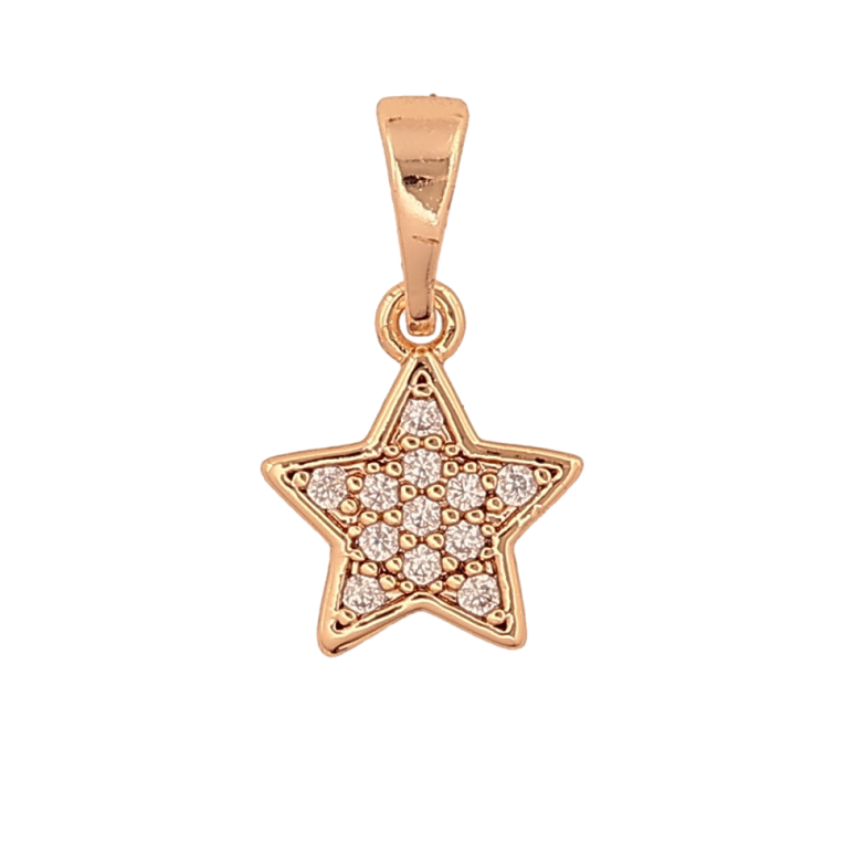 Кулон Xuping M&L колір 18K "Зірка з кристалами" для ланцюжка до 5мм фото №10 Кулон Xuping M&L колір 18K "Зірка з кристалами" для ланцюжка до 5мм фото №10