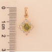 Кулон Xuping M&L колір 18K "Візерунок з кристалами" для ланцюжка до 5мм фото №2 Кулон Xuping M&L колір 18K "Візерунок з кристалами" для ланцюжка до 5мм фото №2