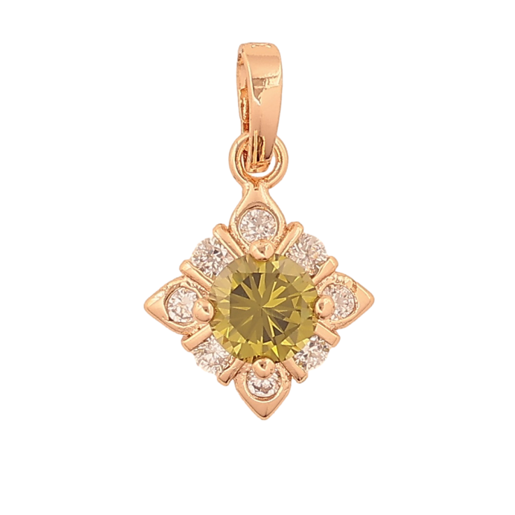 Кулон Xuping M&L цвет 18K "Узор с кристаллами" для цепочки до 5мм фото №18