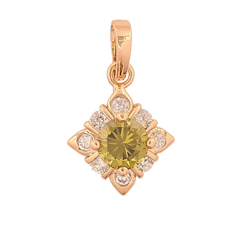 Кулон Xuping M&L колір 18K "Візерунок з кристалами" для ланцюжка до 5мм фото №4 Кулон Xuping M&L колір 18K "Візерунок з кристалами" для ланцюжка до 5мм фото №4