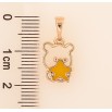 Кулон Xuping цвет Позолота 18K "Мишка с желтой звездой" для цепочки до 5мм фото №2 Кулон Xuping цвет Позолота 18K "Мишка с желтой звездой" для цепочки до 5мм фото №2