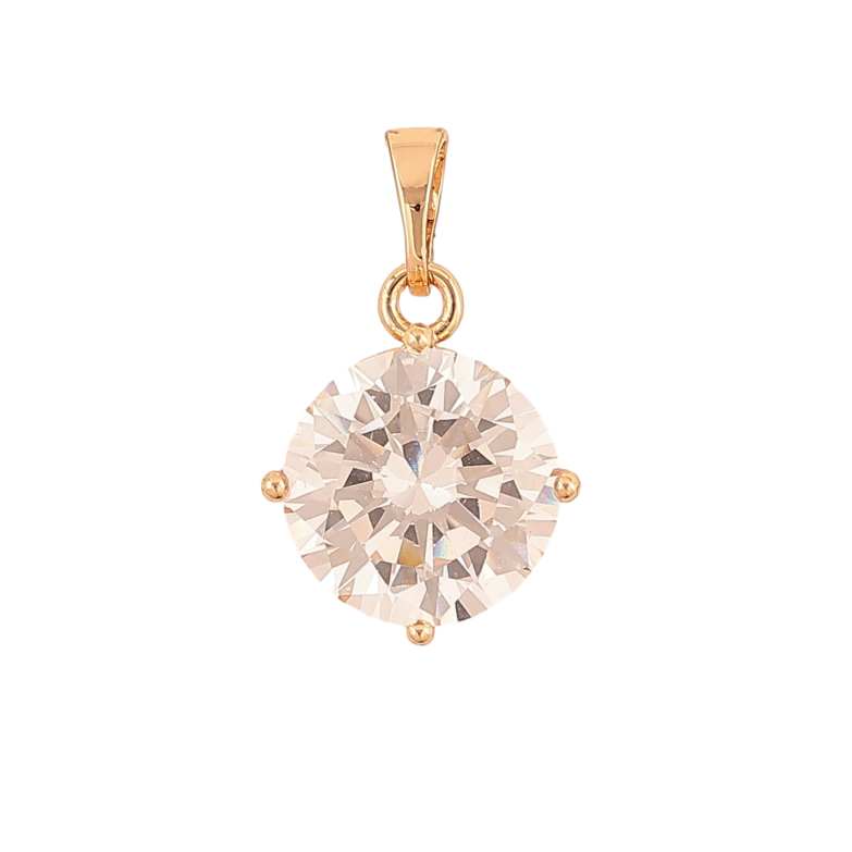 Кулон Xuping цвет Позолота 18K "Кристалл, ø 12мм" для цепочки до 5мм фото №1 Кулон Xuping цвет Позолота 18K "Кристалл, ø 12мм" для цепочки до 5мм фото №1