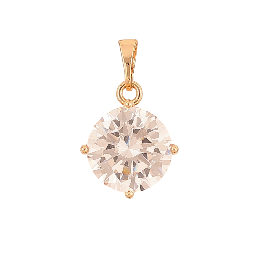 Кулон Xuping цвет Позолота 18K "Кристалл, ø 12мм" для цепочки до 5мм фото №1 Кулон Xuping цвет Позолота 18K "Кристалл, ø 12мм" для цепочки до 5мм фото №1