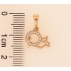 Кулон Xuping цвет Позолота 18K "Птичка" для цепочки до 5мм фото №2 Кулон Xuping цвет Позолота 18K "Птичка" для цепочки до 5мм фото №2